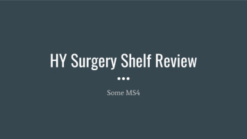 HY Surgery Shelf Review - WordPress 