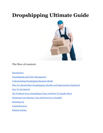 Dropshipping Ultimate Guide - Orderhive