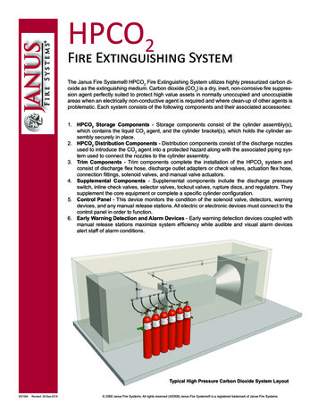 HPCO2 Fire Extinguishing System - Janus Fire Systems