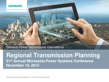 Siemens Power Technologies International Regional .