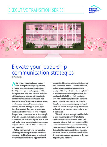 Elevate Your Leadership Communication Strategies