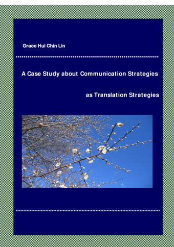 0 Cover Of Case Study About Communication Strategies
