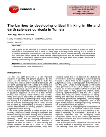 The Barriers To Developing Critical Thinking In Life And .