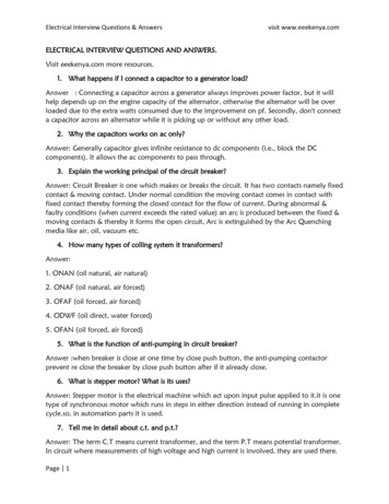 Electrical Interview Questions & Answers Visit Eeekenya