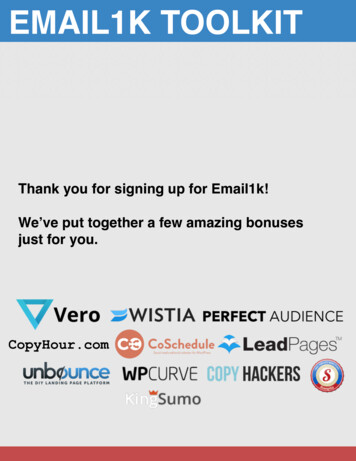 Email1k Bonus Document - Email 1K - 30 Days To Double Your .