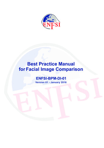 Best Practice Manual For Facial Image Comparison BPM For The