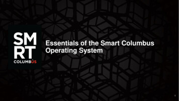Essentials Of The Smart Columbus Operating System
