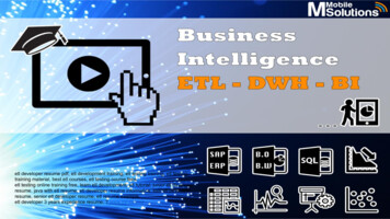 -Training Business Intelligence - BI - ETL - Developer