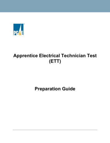 Apprentice Electrical Technician Test (ETT) Preparation Guide