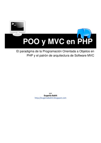 POO Y MVC En PHP - UNT