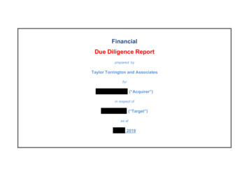 5. Bopalock Financial Due Diligence Report