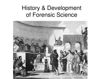 History & Development Of Forensic Science