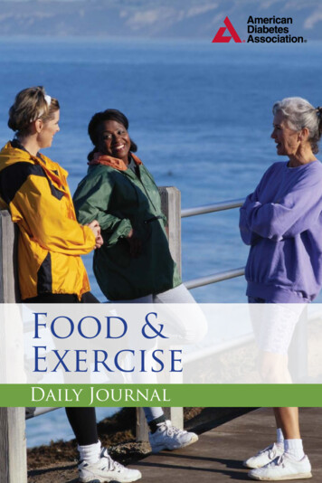 Food & Exercise - American Diabetes Association