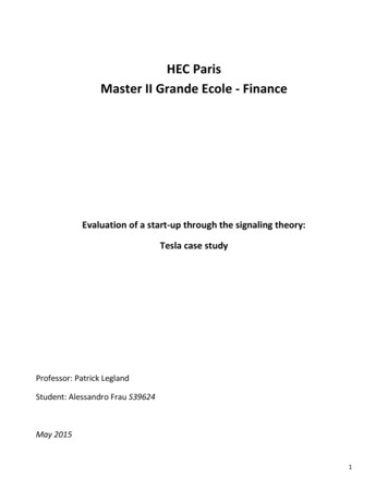 HEC Paris Master II Grande Ecole - Finance
