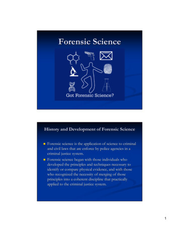 Forensic Science Ppt1