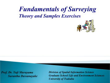 Fundamentals Of Surveying - Tsukuba