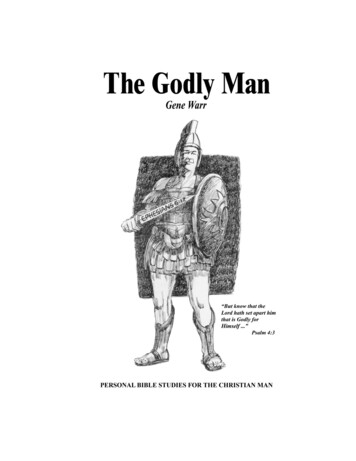 The Godly Man - Discipleship Library