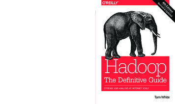 Hadoop: The Definitive Guide - Grut Computing