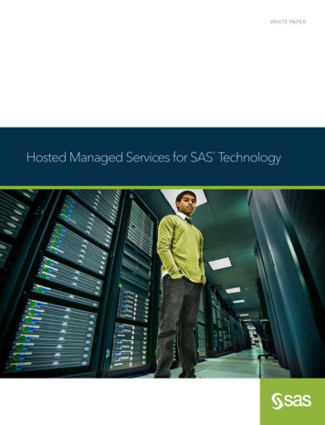 Hosted Managed Services For SAS Technology
