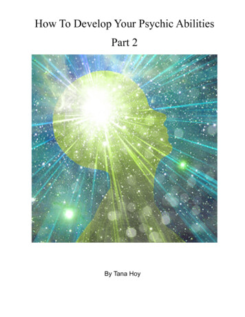 How To Develop Your Psychic Abilities Part 2 - Tana Hoy