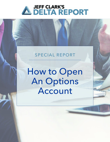 How To Open An Options Account