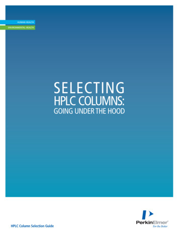 HPLC Column Selection Guide: Going Under The Hood