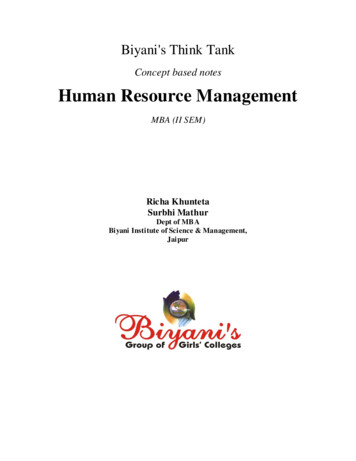 Human Resource Management - Guru Kpo