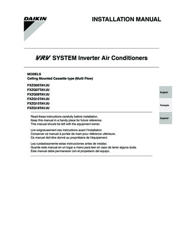 ISTAATI MAA SYSTEM Inverter Air Conditioners