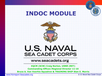 INDOC MODULE - Las Vegas Sea Cadets