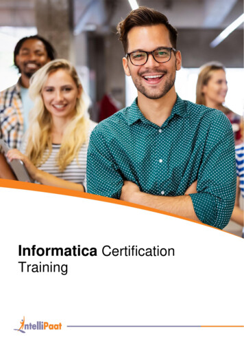 Informatica Certification Training - Intellipaat