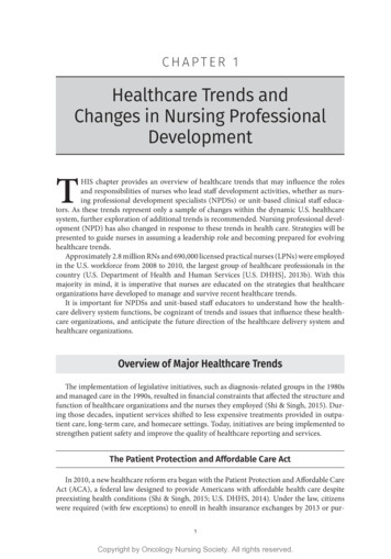 Healthcare Trends And Changes In Nursing Professional .