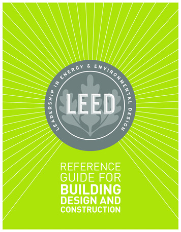 REFERENCE GUIDE FOR BUILDING - LEED BLOG