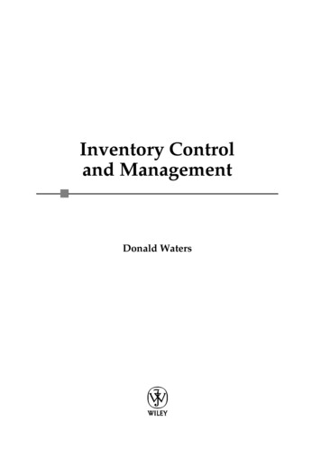 Inventory Control And Management - WordPress 