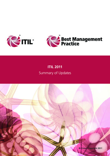ITIL 2011 - BMC Software