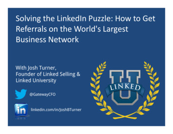 Solving The LinkedIn Puzzle: How To Get Referrals On The .