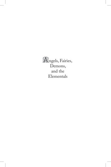 Ngels, Fairies, Demons, And The Elementals