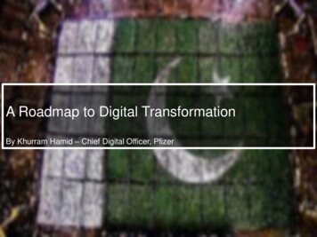 A Roadmap To Digital Transformation