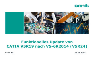 Funktionelles Update Von CATIA V5R19 Nach V5-6R2014 (V5R24)