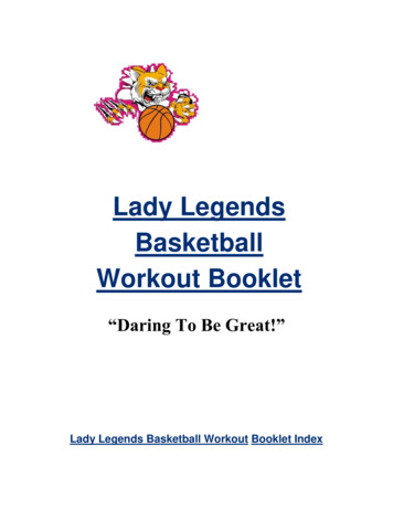 Lady Legends Basketball Workout Booklet