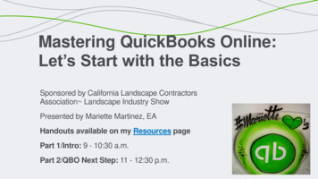 Mastering QuickBooks Online - Mariette Martinez