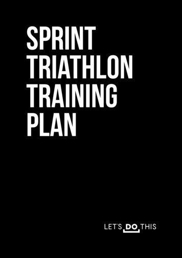 Sprint Triathlon Training Plan - D178fu9mi2dmkb.cloudfront 
