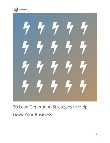 Lead Generation Strategies - Jumplead 