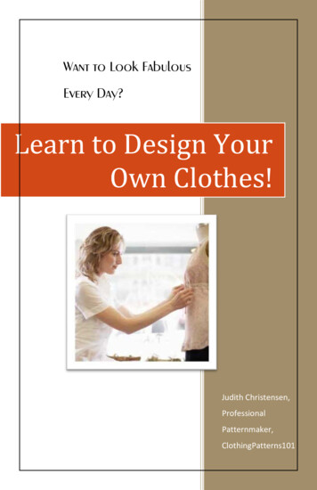 Learn To Design Your Own Clothes! - ClothingPatterns101 