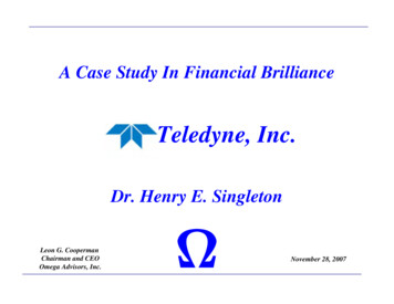 A Case Study In Financial Brilliance - ValueWalk