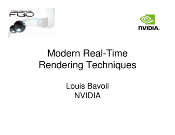 Modern Real-Time Rendering Techniques - Nvidia
