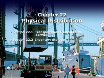 Chapter 22 Physical Distribution - Erie Pennsylvania