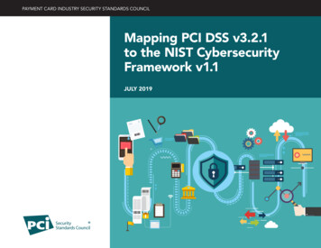 Mapping PCI DSS V3.2.1 To The NIST Cybersecurity Framework V1