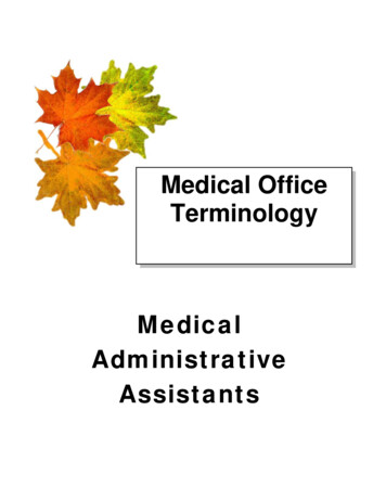 Medical Office - Terminology
