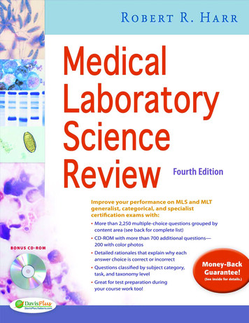 Medical Laboratory Science Review - WordPress 