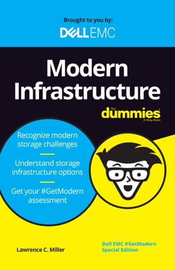 Modern Infrastructure For Dummies , Dell EMC #GetModern .